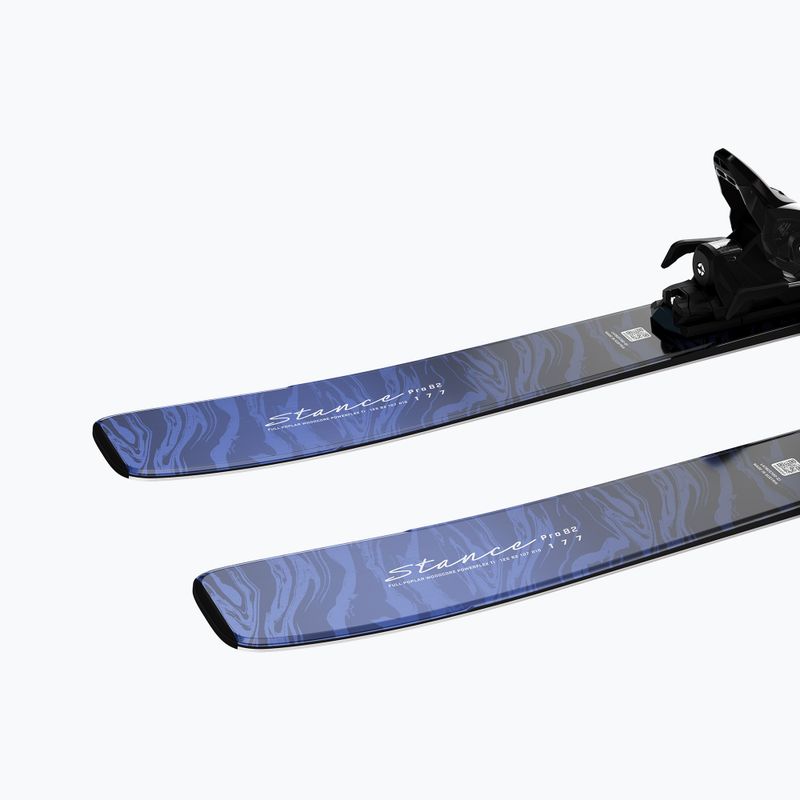 Дамски ски за спускане със ски автомати Salomon Stance Pro W 82 + MI11 GW aruba blue/blue yonder 7