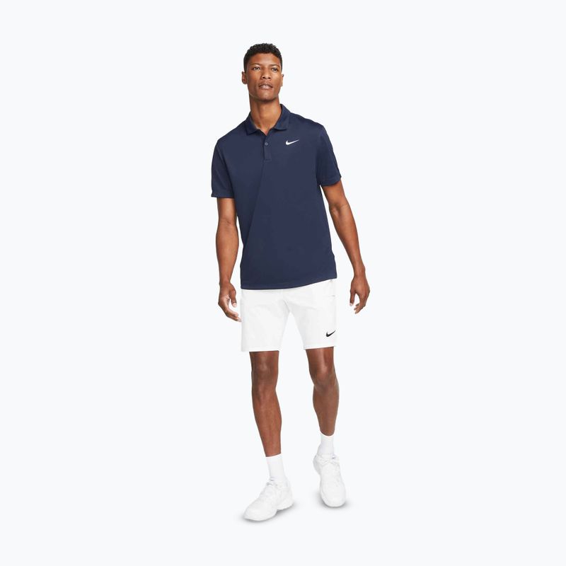 Мъжка фланелка за тенис Nike Court Dri-Fit Polo Solid obsidian/white 2