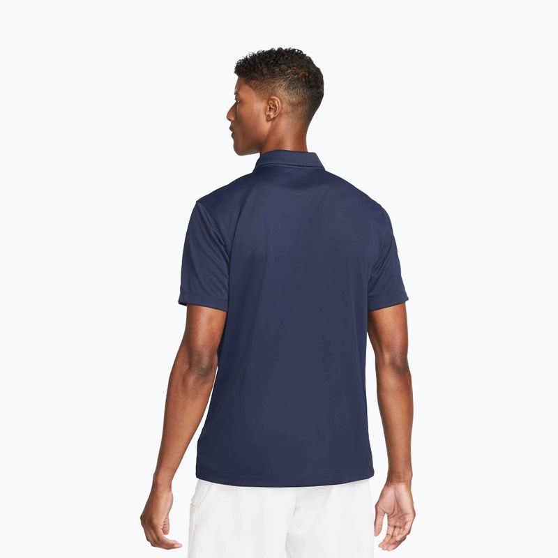 Мъжка фланелка за тенис Nike Court Dri-Fit Polo Solid obsidian/white 3