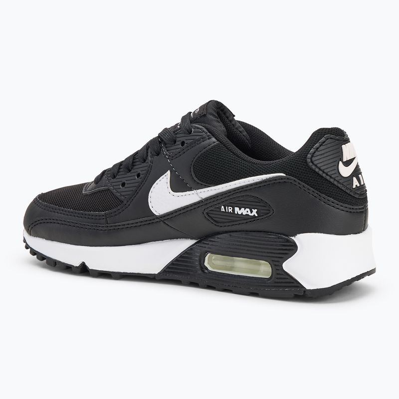 Nike Air Max 90 black/black/white дамски обувки 3