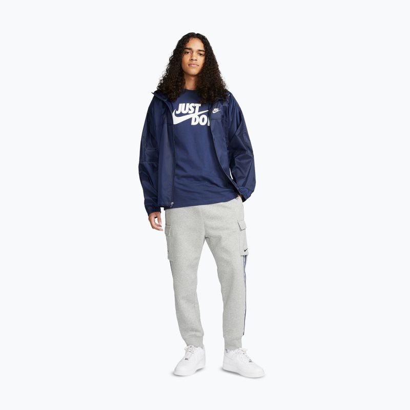Мъжка тениска Nike Sportswear JDI midnight navy/white 2