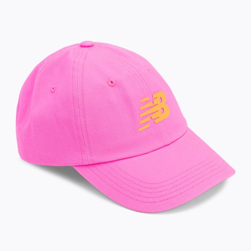 Дамска бейзболна шапка New Balance 6 Panel Curved Brim Snap Back pink NBLAH13010VPK.OSZ