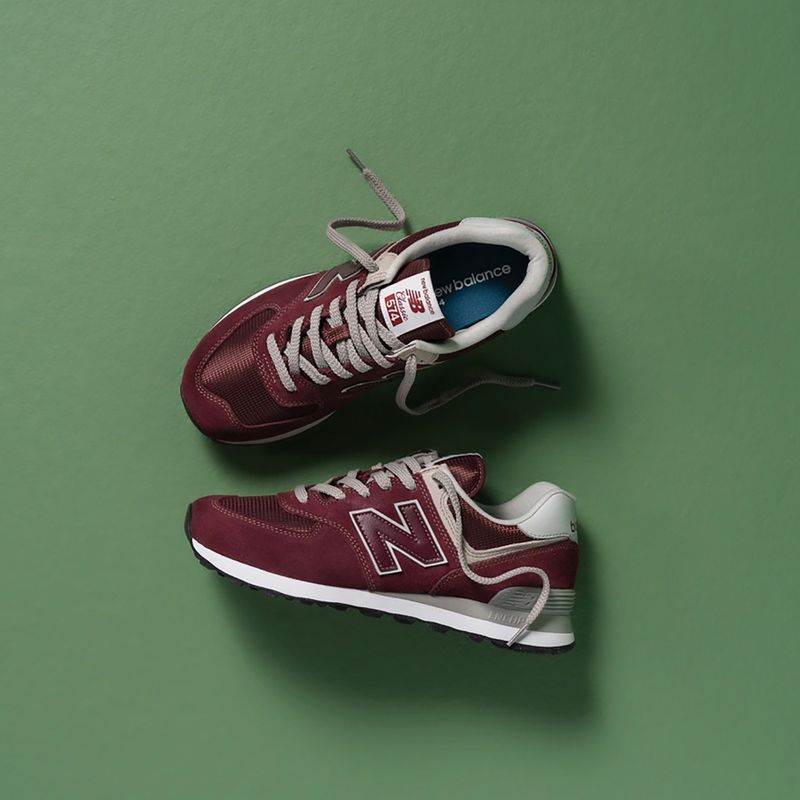 Мъжки обувки New Balance 574 червени 9