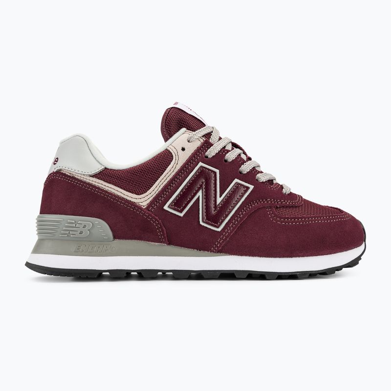 New Balance ML574 burgundy мъжки обувки 2