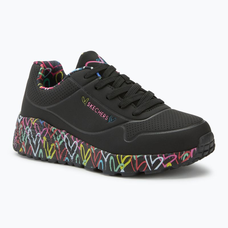 Детски обувки SKECHERS Uno Lite Lovely Luv black/multicolor