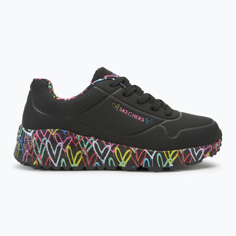 Детски обувки SKECHERS Uno Lite Lovely Luv black/multicolor 2