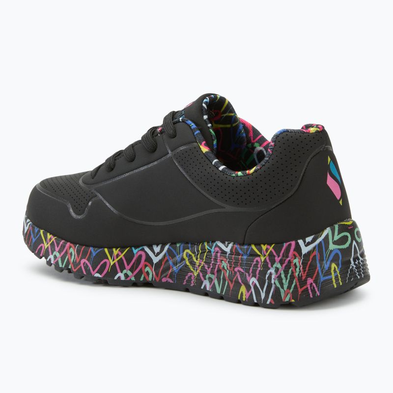 Детски обувки SKECHERS Uno Lite Lovely Luv black/multicolor 3