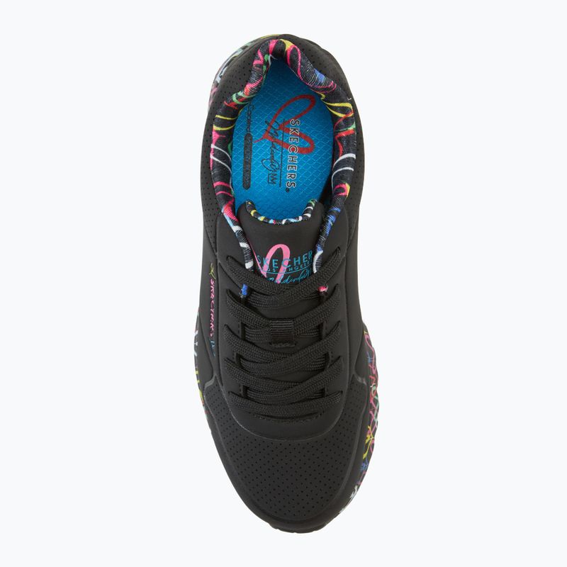 Детски обувки SKECHERS Uno Lite Lovely Luv black/multicolor 5