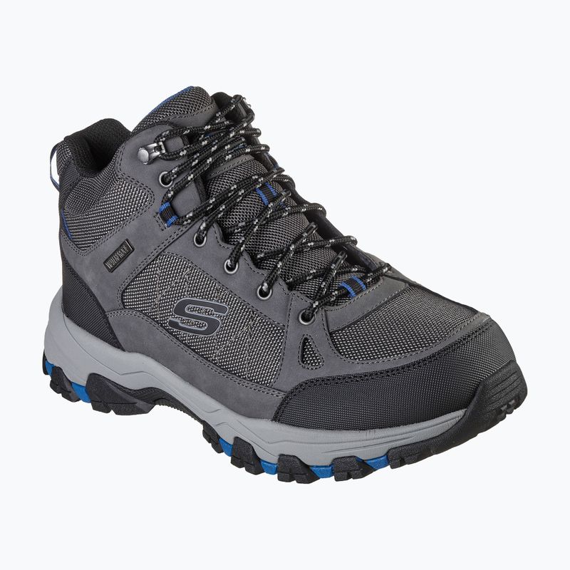 SKECHERS Selmen Melano сиви мъжки обувки за трекинг 7