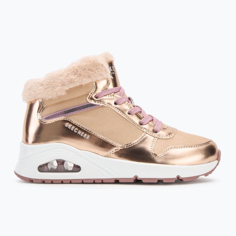 Детски обувки SKECHERS Uno Cozy On Air rose gold 2