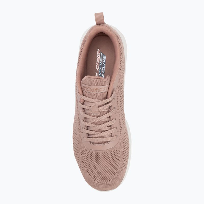 Дамски обувки SKECHERS Bobs Squad Chaos Face Off blush pink 5