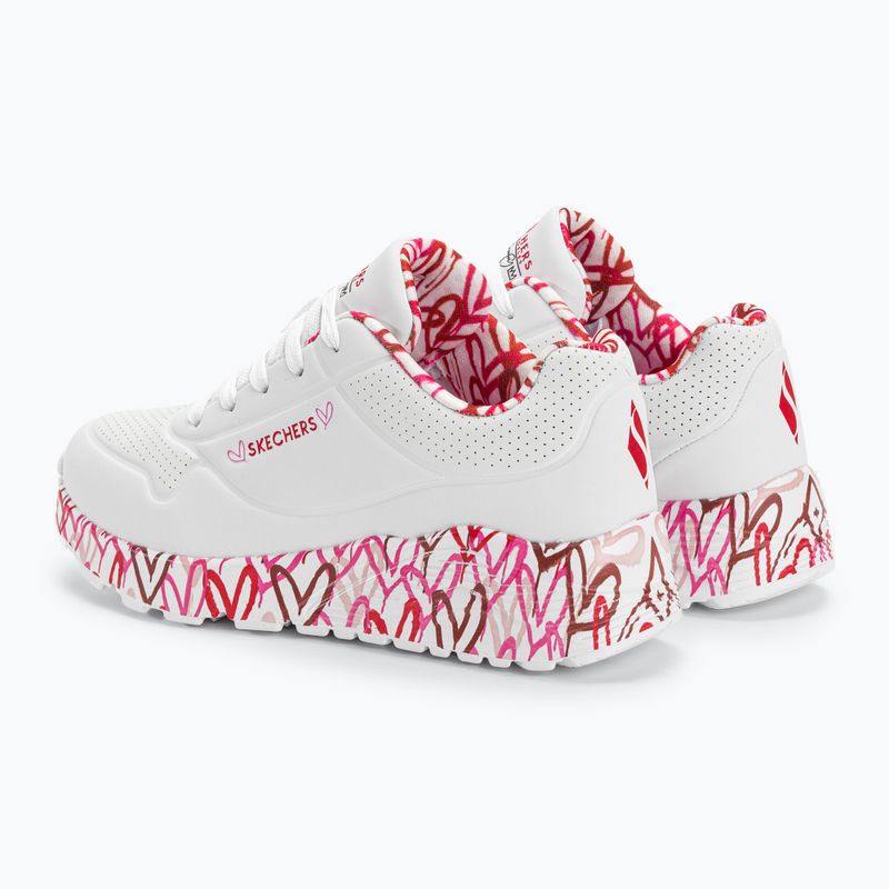 Детски маратонки SKECHERS Uno Lite Lovely Luv бяло/червено/розово 3