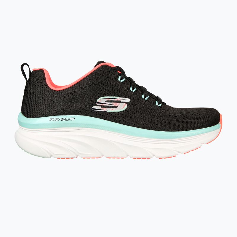 Дамски маратонки SKECHERS D'Lux Walker Let It Glow black/mint 8