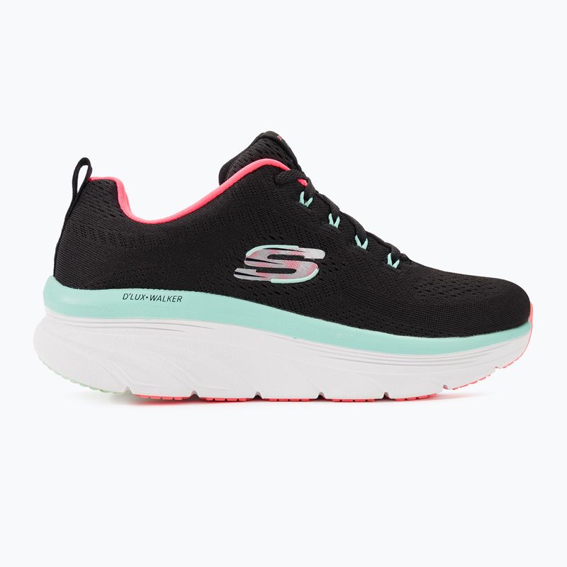Дамски маратонки SKECHERS D'Lux Walker Let It Glow black/mint 3