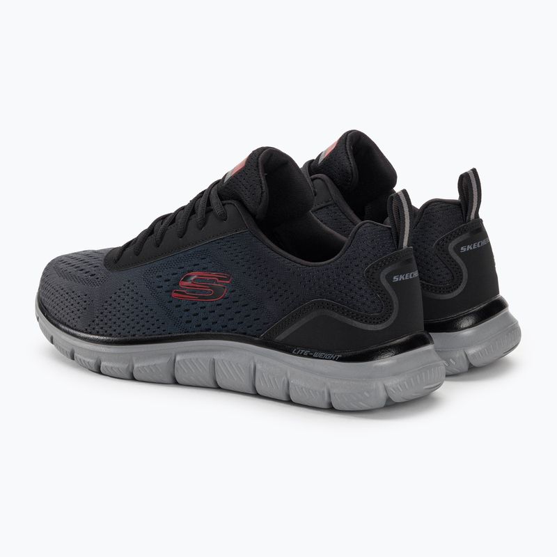 Мъжки обувки за тренировка SKECHERS Track Ripkent черни/въглени 4