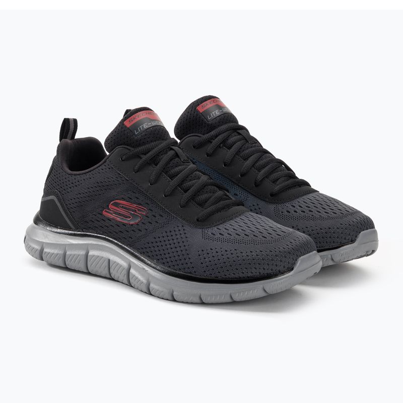 Мъжки обувки за тренировка SKECHERS Track Ripkent черни/въглени 5