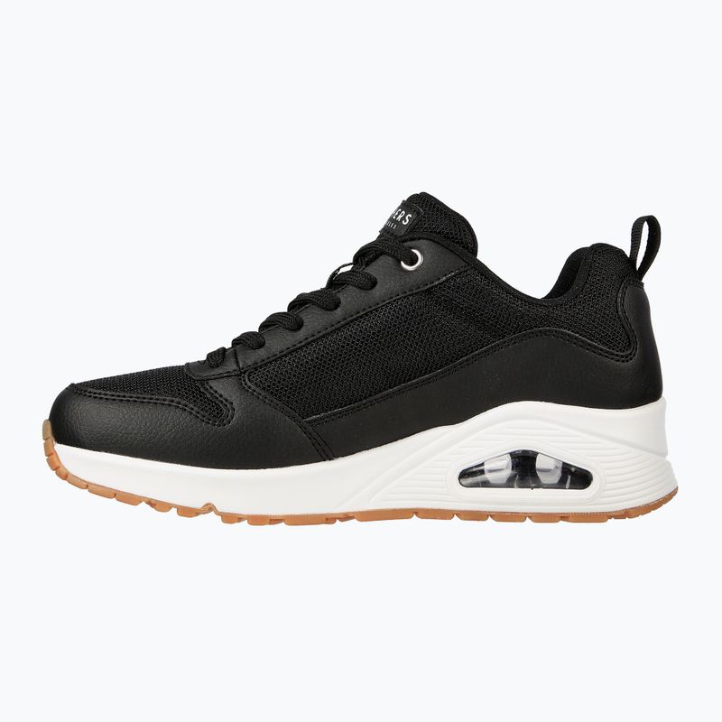 SKECHERS Uno Inside Matters дамски обувки черно/бяло/меш 9