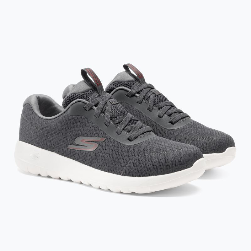 Мъжки обувки SKECHERS Go Walk Max Midshore charcoal/white/red 4