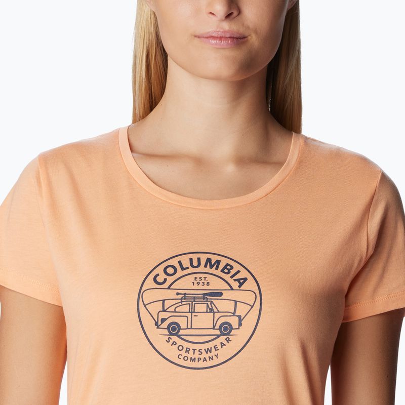 Дамска риза за трекинг Columbia Daisy Days Graphic orange 1934592829 5