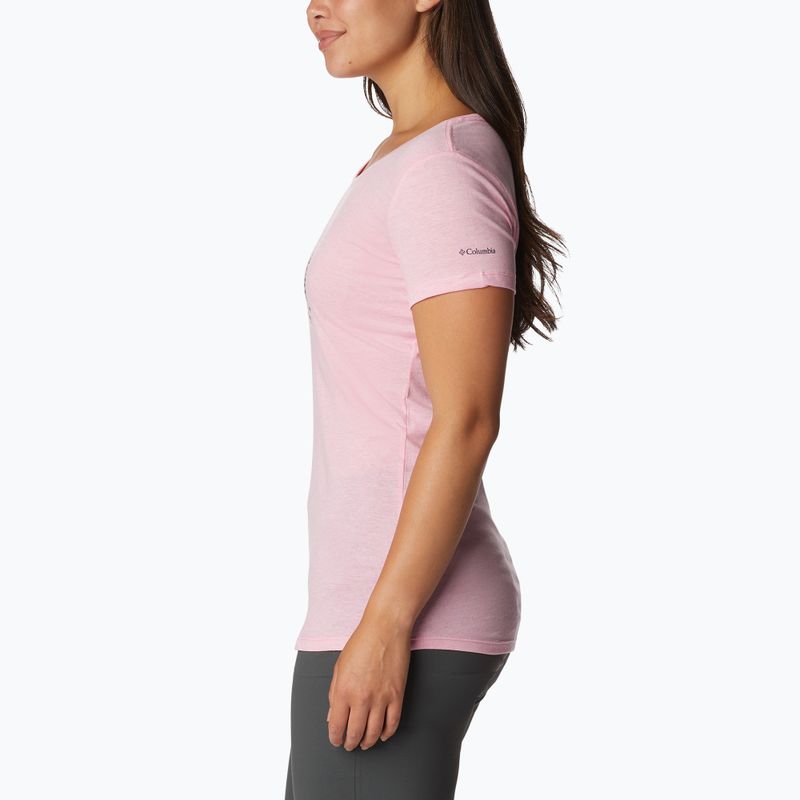 Дамска риза за трекинг Columbia Daisy Days Graphic pink 1934592679 4