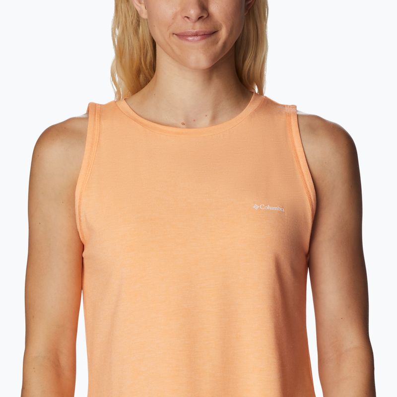 Columbia Sun Trek Tank дамска тениска за трекинг orange 1931732812 5