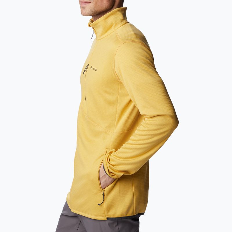 Мъжки суитшърт за трекинг Park View Fleece FZ yellow 1952222 5