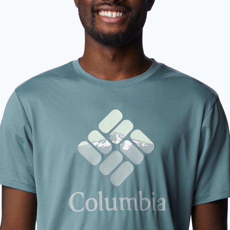 Мъжка тениска за трекинг Columbia Zero Ice Cirro-Cool Graphic grey 1990463 4