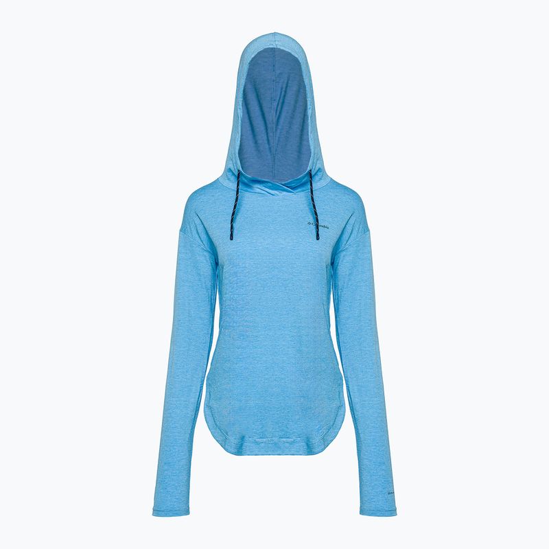 Дамски суитшърт за трекинг на Columbia Sun Trek EU Pullover с качулка blue 1981541 6