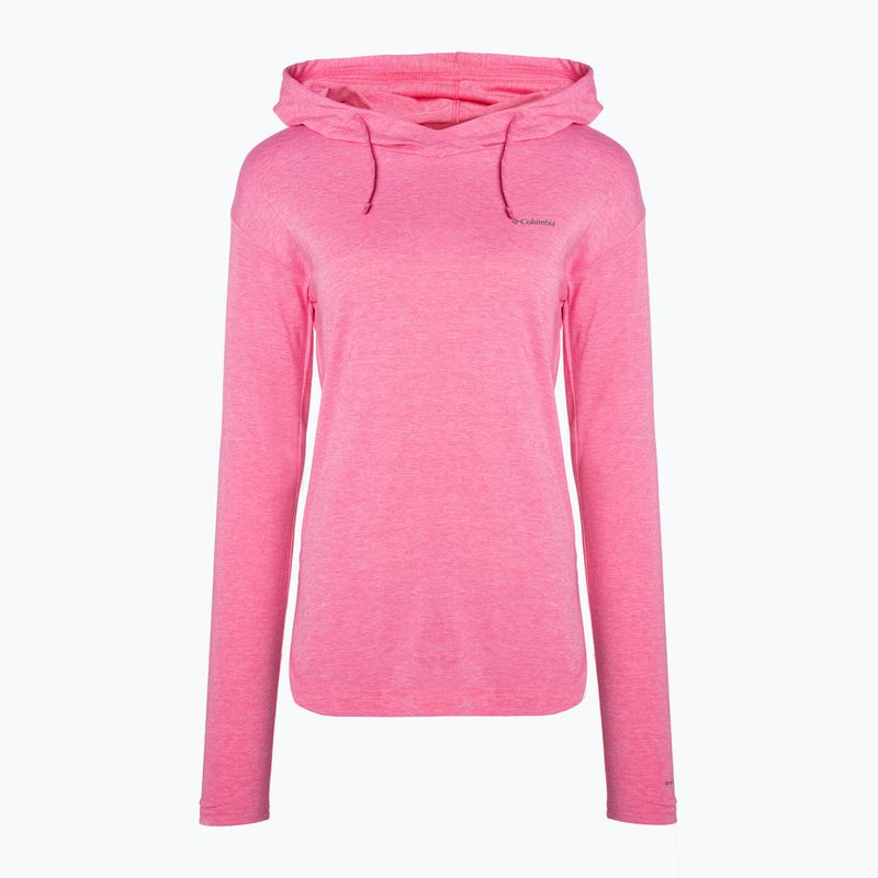 Дамски суитшърт за трекинг на Columbia Sun Trek EU Hooded Pullover pink 1981541656 6