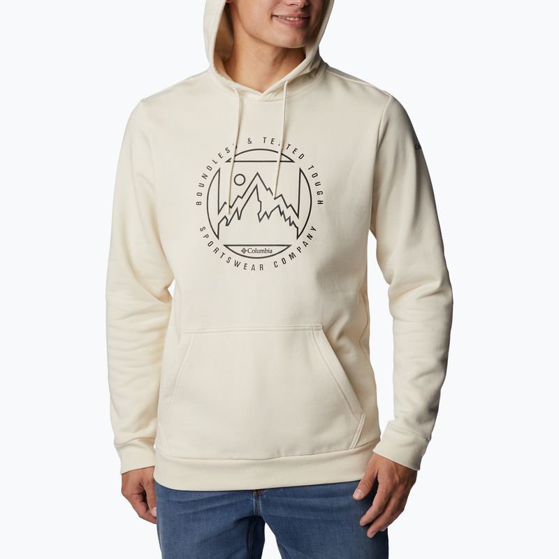 Columbia CSC Graphic Hoodie мъжки суитшърт за трекинг бежов 2040621 4
