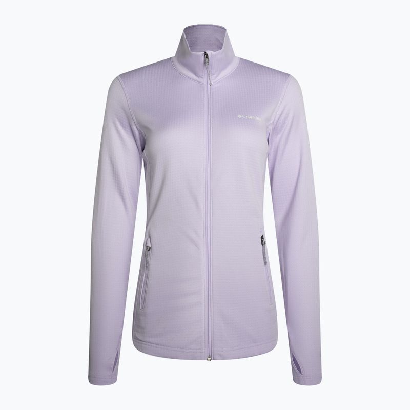 Дамски суитшърт за трекинг Park View Grid Fleece purple 1959713 7