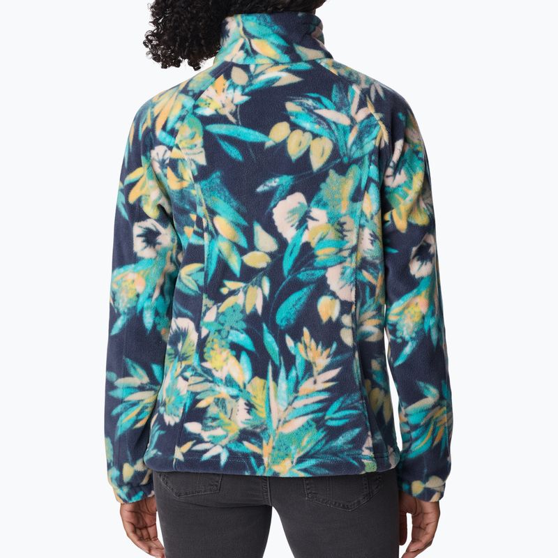Дамски суитшърт Benton Springs Printed Fleece на Columbia в тъмносиньо 2021771 2