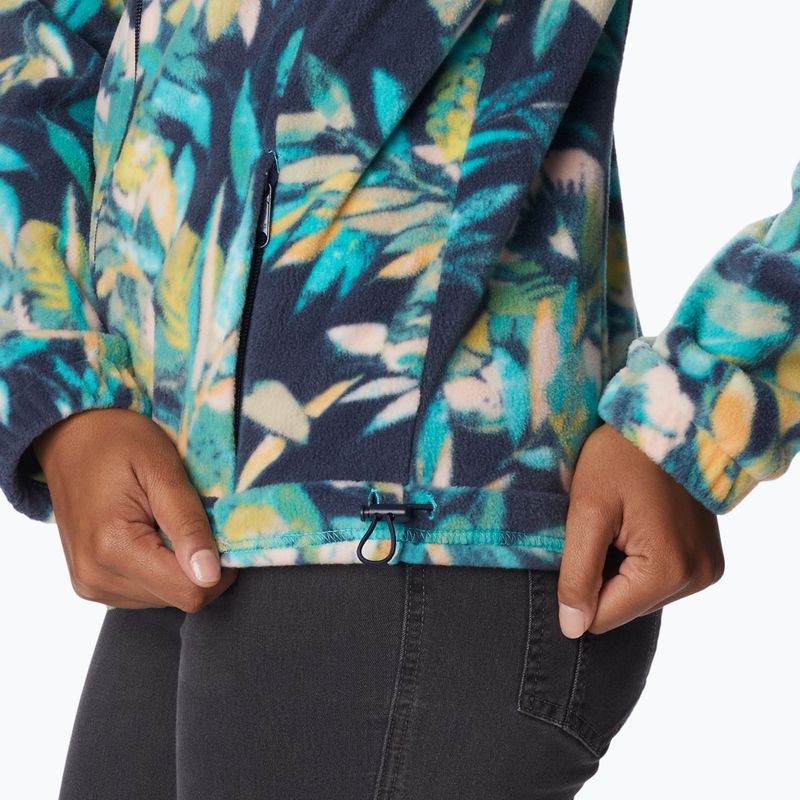 Дамски суитшърт Benton Springs Printed Fleece на Columbia в тъмносиньо 2021771 6