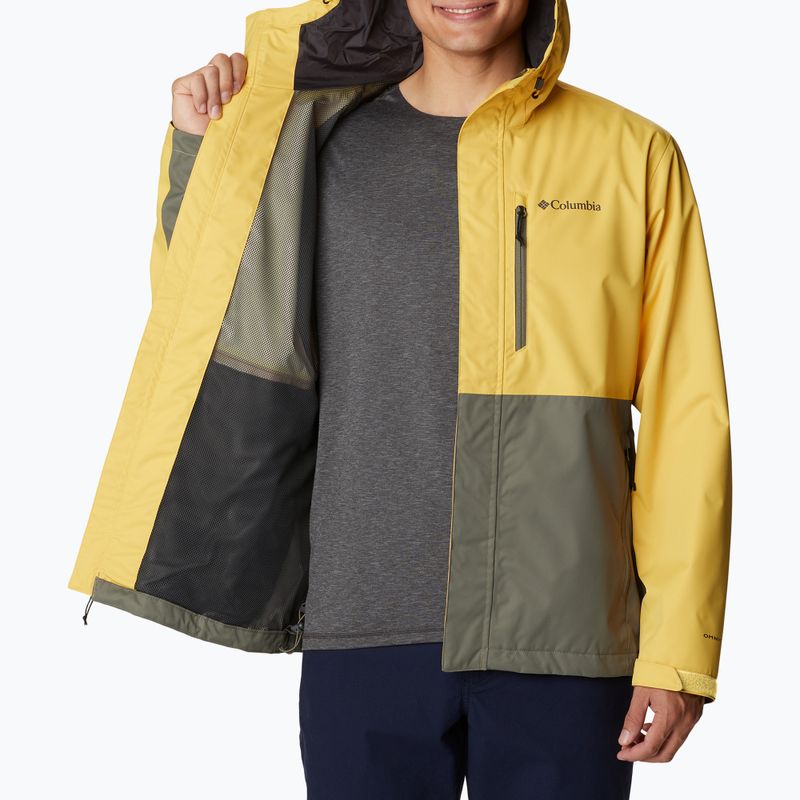 Мъжко дъждобранно яке Columbia Hikebound yellow-green 1988621 4