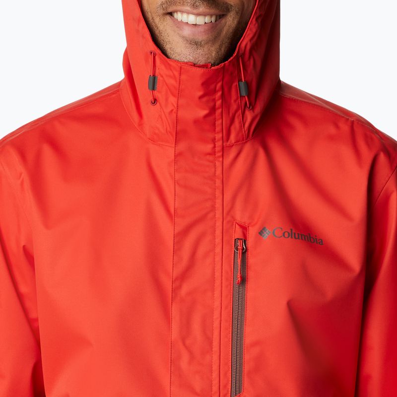 Мъжко дъждобранно яке Columbia Hikebound червено 1988621839 9