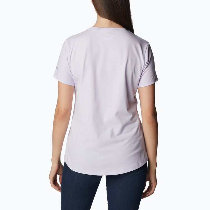 Дамска риза за трекинг Columbia Sun Trek Graphic purple 1931753569 2