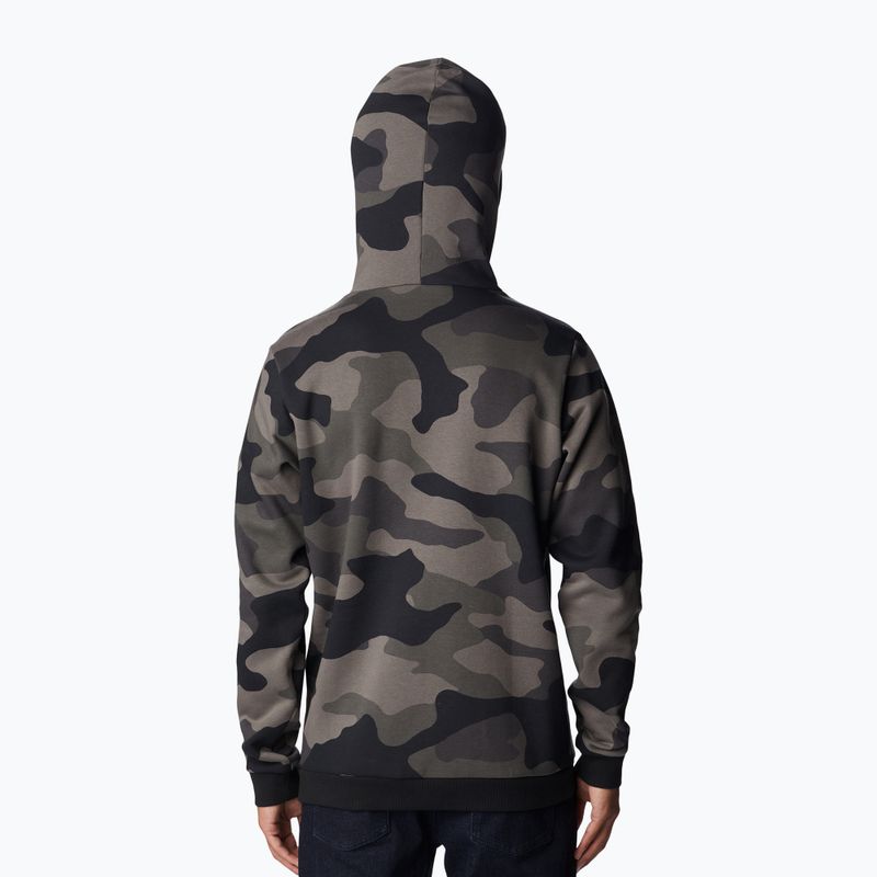 Мъжки суитшърт за трекинг Columbia Logo Printed black mod camo 1911652016 2