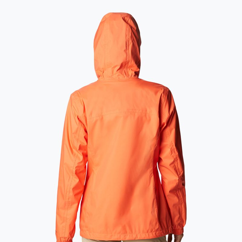 Columbia Pouring Adventure II дамско дъждобранно яке sunset orange 6