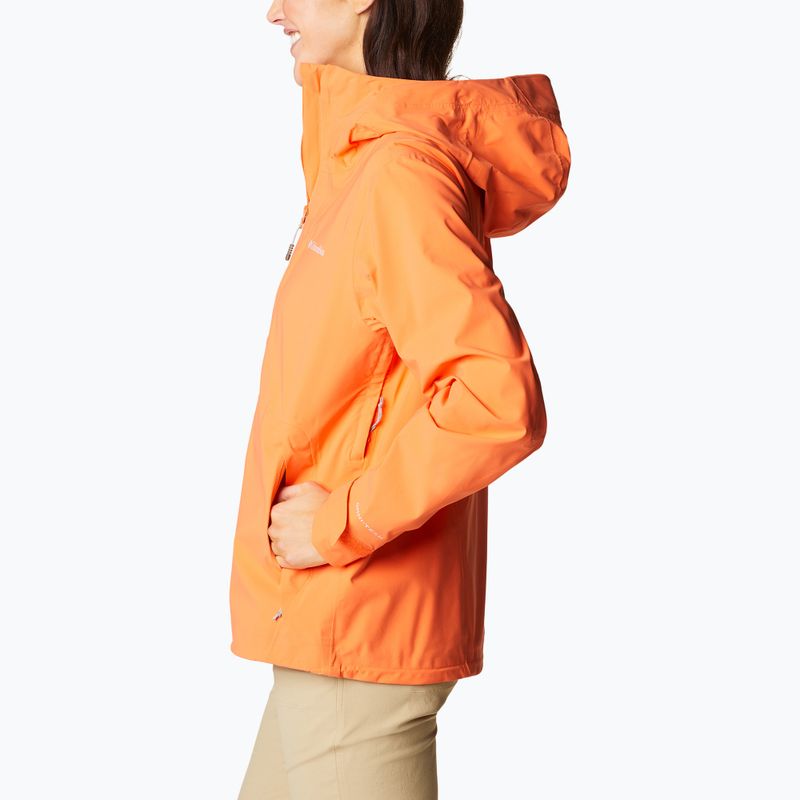Дамско дъждобранно яке Columbia Omni-Tech Ampli-Dry orange 1938973853 3