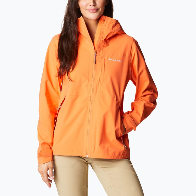 Дамско дъждобранно яке Columbia Omni-Tech Ampli-Dry orange 1938973853 4