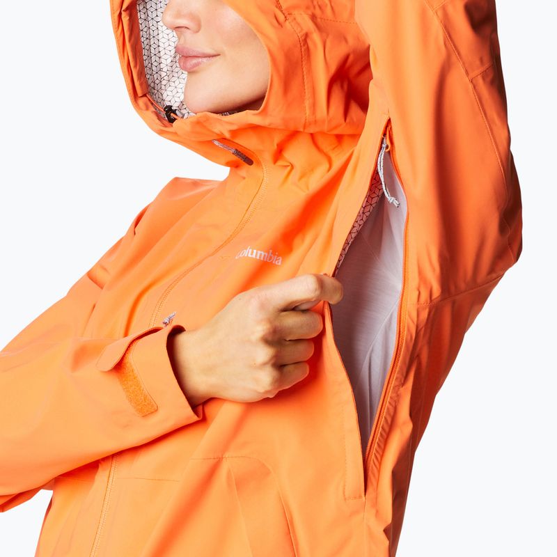 Дамско дъждобранно яке Columbia Omni-Tech Ampli-Dry orange 1938973853 7