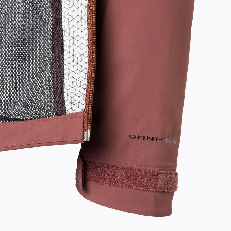 Мъжко дъждобранно яке Omni-Tech Ampli-Dry light raisin на Columbia 3