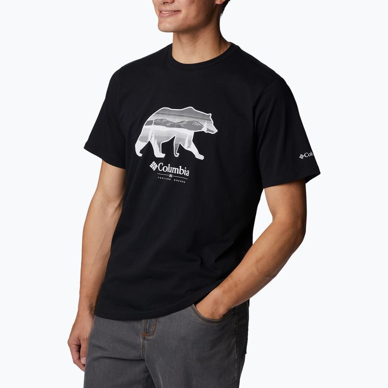 Columbia Rockaway River Graphic мъжка риза за трекинг черна 2036401 3