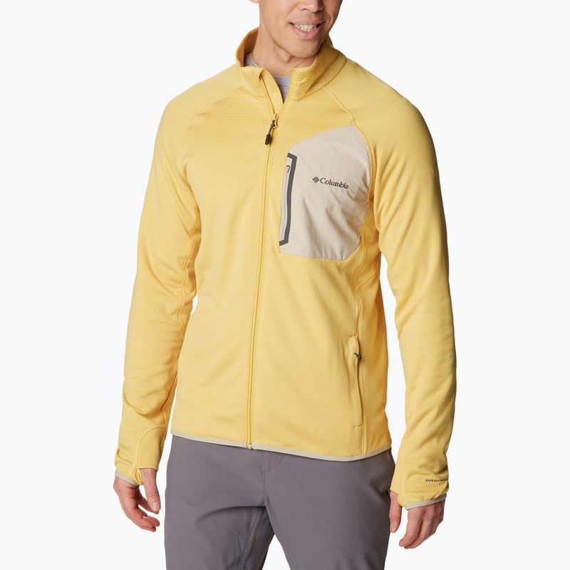 Мъжки потник за трекинг Triple Canyon Full Zip на Columbia, жълт 2031311