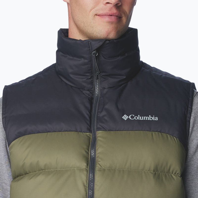 Columbia Bulo Point II Down stone green/shark мъжко яке без ръкави 6