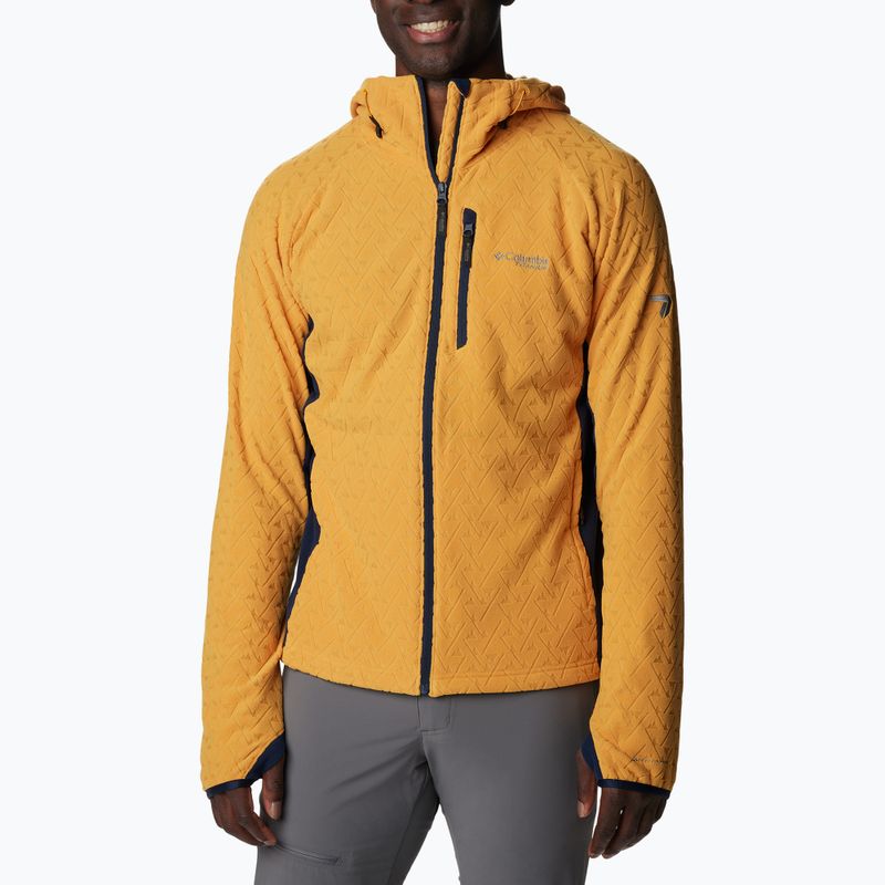 Columbia Titan Pass 3.0 Hooded raw honey/collegiate navy мъжки потник за трекинг 4
