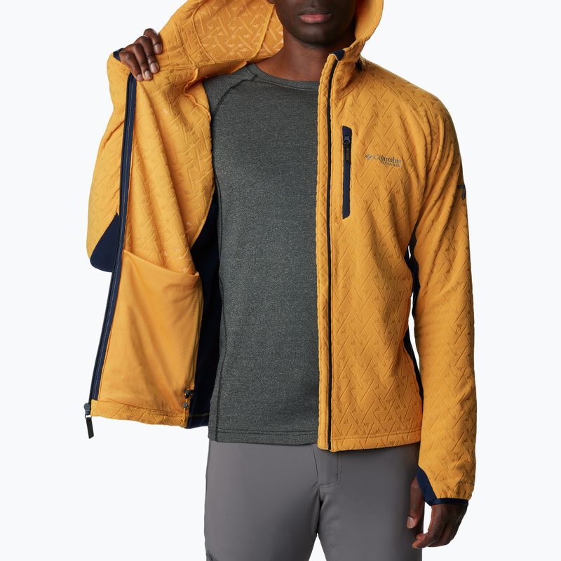 Columbia Titan Pass 3.0 Hooded raw honey/collegiate navy мъжки потник за трекинг 5