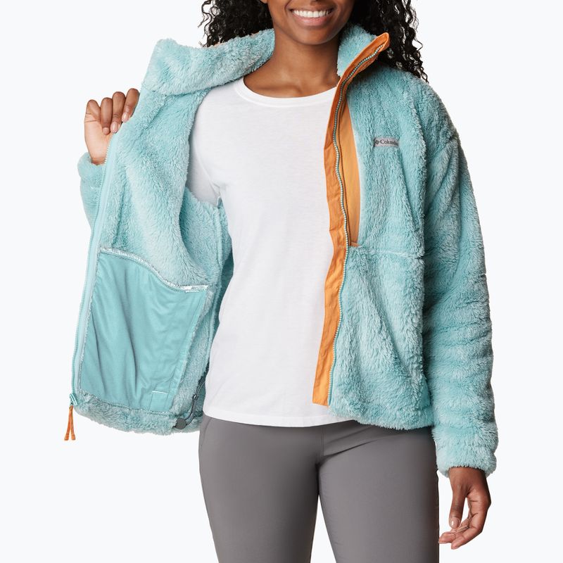 Columbia Boundless Discovery Sherpa дамски суитшърт за трекинг aqua haze/sunset peach 5
