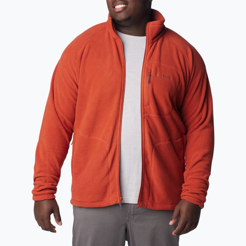 Columbia Fast Trek II wrap червен мъжки потник за трекинг 2