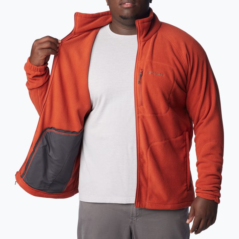 Columbia Fast Trek II wrap червен мъжки потник за трекинг 5